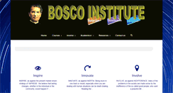 Desktop Screenshot of boscoinstitute.org